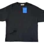 Oddflower Distressed Black T-Shirt Front